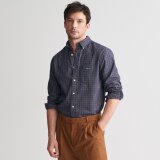 Gant - Gant - Jaspe tattersall shirt | Skjorte Persian Blue