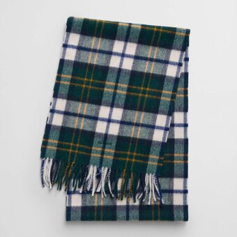 Gant - Gant - Herringbone scarf | Halstørklæde Tartan Green