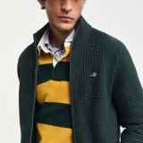 Gant - Gant - Textured | Cardigan Tartan Green