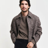 Gant - Gant - Wool blend crew neck | Strik Hazelnut Melange