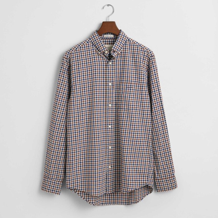 Gant - Gant - Gingham shirt | Skjorte Cacao