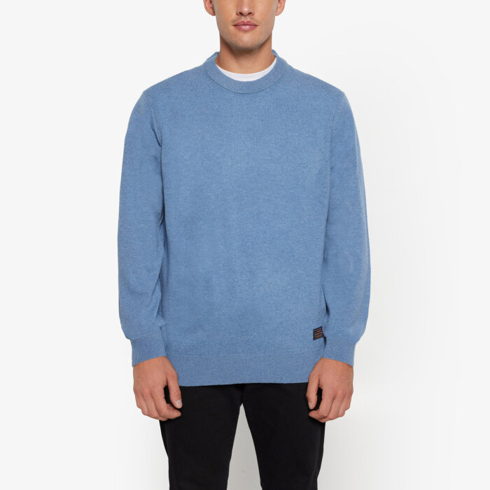 Signal - Signal - Ricco crewneck sweater | Strik Blue Infinity Mel