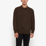 Signal - Signal - Ricco crewneck sweater | Strik Chocolat Brown