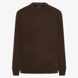 Signal - Signal - Ricco crewneck sweater | Strik Chocolat Brown