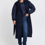 Pulz Jeans ( Dame )  - PULZ - PZLEA LONG WOOL OUTERWEAR | FRAKKE INKWEEL