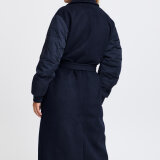 Pulz Jeans ( Dame )  - PULZ - PZLEA LONG WOOL OUTERWEAR | FRAKKE INKWEEL