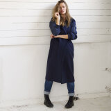 Pulz Jeans ( Dame )  - PULZ - PZLEA LONG WOOL OUTERWEAR | FRAKKE INKWEEL