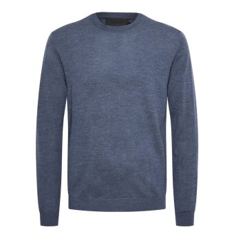 Limited Edition - Limited Edition - Crew wool sweater | Strik Blue