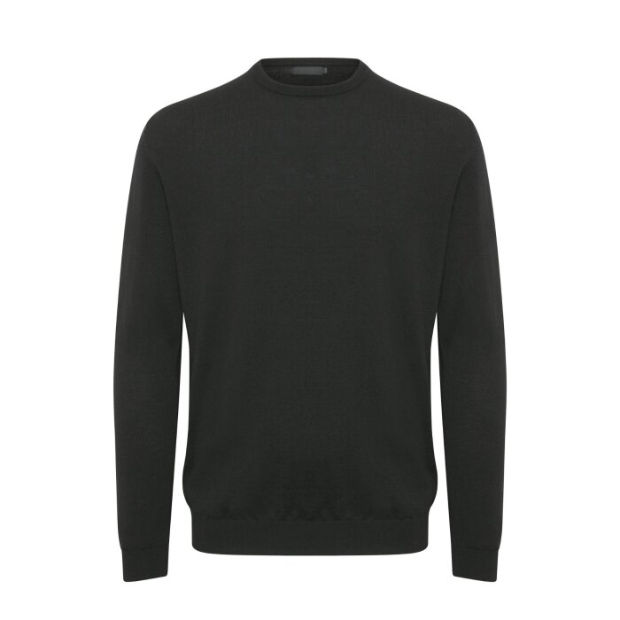 Limited Edition - Limited Edition - Crew wool sweater | Strik Black