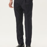 Matinique - Matinique - Weller pleat pants | Habitbukser Dark Midnight