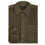 Tommy Hilfiger  - Tommy Hilfiger - Relaxed Corduroy | Overshirt Army Green