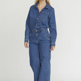 Sisters Point ( Dame ) - SISTERS POINT - OVEA-JU1 | JUMPSUIT MID BLUE WASH