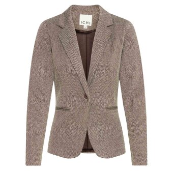 ICHI ( Dame ) - ICHI - IHKATE JACQUARD BL4 | BLAZER JAVA ALMOND