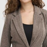 ICHI ( Dame ) - ICHI - IHKATE JACQUARD BL4 | BLAZER JAVA ALMOND