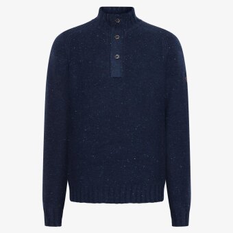 Signal - Signal - Amadeus donegal sweater | Strik Deep Marine Melange