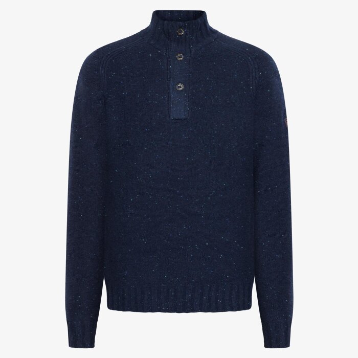 Signal - Signal - Amadeus donegal sweater | Strik Deep Marine Melange