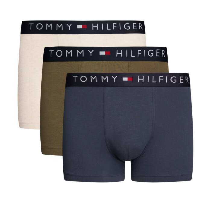 Tommy Hilfiger  - Tommy Hilfiger - TH 3-pack | Trunk Oat Denim Olive