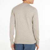 Tommy Hilfiger  - Tommy Hilfiger - TH cotton/cashmere crew neck | Strik Light Grey