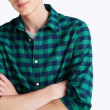 Tommy Hilfiger  - Tommy Hilfiger - Brushed Gingham shirt | Skjorte Green 