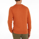 Tommy Hilfiger  - Tommy Hilfiger - TH cotton/cashmere crew neck | Strik Orange Thunder