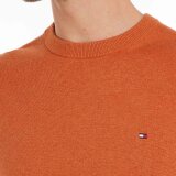 Tommy Hilfiger  - Tommy Hilfiger - TH cotton/cashmere crew neck | Strik Orange Thunder