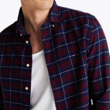 Tommy Hilfiger  - Tommy Hilfiger - Brushed easy check shirt | Skjorte deep rouge