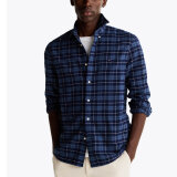 Tommy Hilfiger  - Tommy Hilfiger - Brushed easy check shirt | Skjorte Aegean Sea