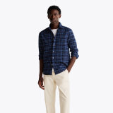 Tommy Hilfiger  - Tommy Hilfiger - Brushed easy check shirt | Skjorte Aegean Sea