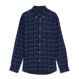 Tommy Hilfiger  - Tommy Hilfiger - Brushed easy check shirt | Skjorte Aegean Sea