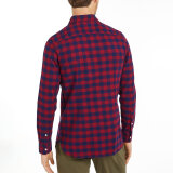 Tommy Hilfiger  - Tommy Hilfiger - Brushed Gingham shirt | Skjore Rouge Navy