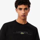 Lacoste - Lacoste - TH3836 | T-shirt Sort