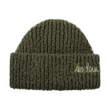 LES DEUX - Les Deux - Errol cotton beanie | Strik Hue Olive Night