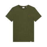 LES DEUX - Les Deux - Nørregaard tee | T-shirt Chive Green 