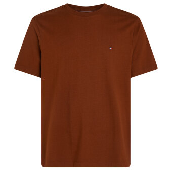 Tommy Hilfiger  - Tommy Hilfiger - TH Essential solid tee | T-shirt Rich Mocha