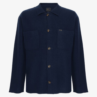 Signal - Signal - Aaron knit | Overshirt Marineblå