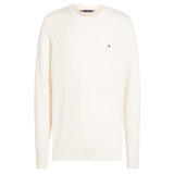 Tommy Hilfiger  - Tommy Hilfiger - Herringbone structure crew | Strik Ivory Petal