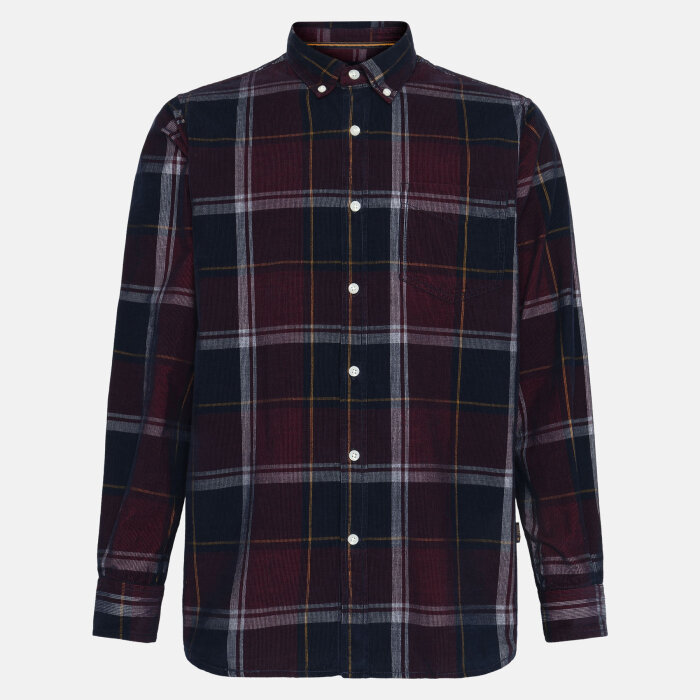 Signal - Signal - Floyd check shirt | Fløjlsskjorte Cherry Chocolat