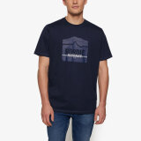 Signal - Signal - Cole front print tee | T-shirt Marineblå