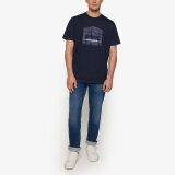 Signal - Signal - Cole front print tee | T-shirt Marineblå