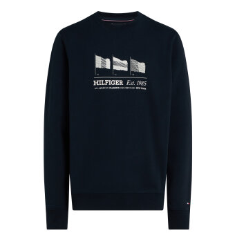 Tommy Hilfiger  - TH Hilfiger flag crew neck