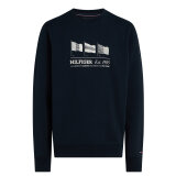 Tommy Hilfiger  - Tommy Hilfiger - Flag crew neck | Sweatshirt Desert Sky