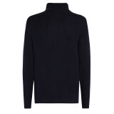 Tommy Hilfiger  - Tommy Hilfiger - Chunky cotton zip | Strik Marineblå