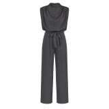 Sisters Point ( Dame ) - SISTERS POINT - GUTO-JUL2 | JUMPSUIT BLACK SILVER