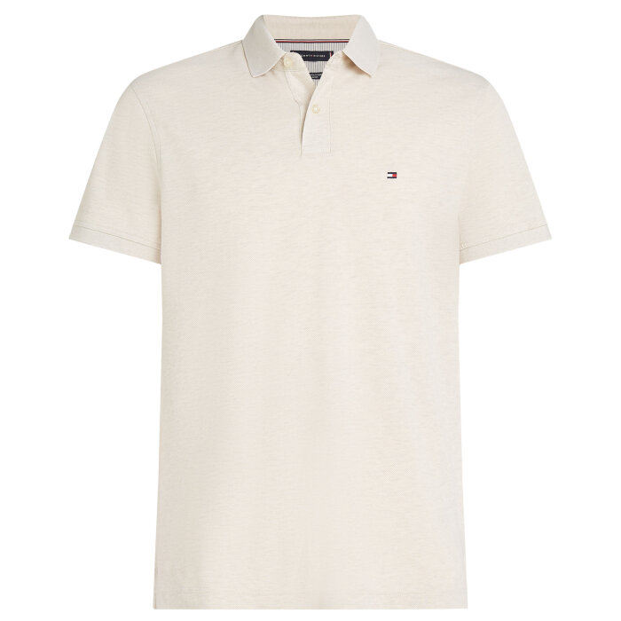 Tommy Hilfiger  - Tommy Hilfier - 1985 regular | Polo t-shirt Heathered oatmeal