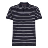 Tommy Hilfiger  - Tommy Hilfiger - Liquid cotton regular | Polo T-shirt Marineblå