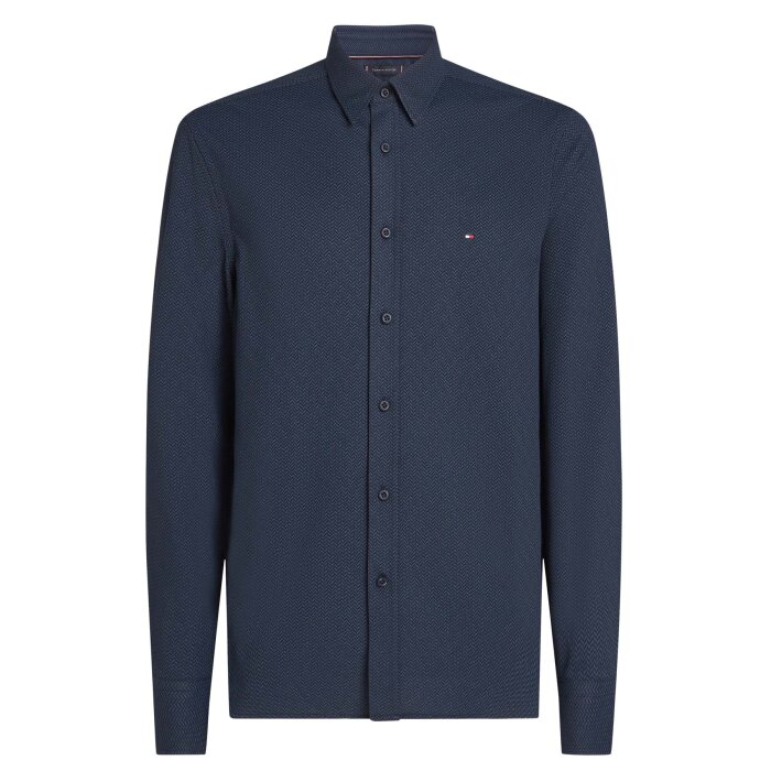 Tommy Hilfiger  - Tommy Hilfiger - Performance oxford shirt | Skjorte Night Sky Print