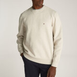 Tommy Hilfiger  - Tommy Hilfiger - Essential fleece crew neck | Sweatshirt Heathered Oatmeal