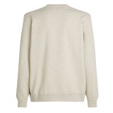 Tommy Hilfiger  - Tommy Hilfiger - Essential fleece crew neck | Sweatshirt Heathered Oatmeal