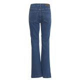 Pulz Jeans ( Dame )  - PULZ - PZBECCA UHW BOOTCOUT LEG | JEANS MEDIUM BLUE