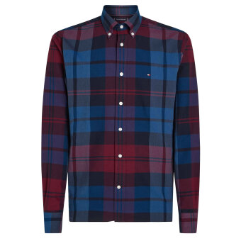 Tommy Hilfiger  - Tommy Hilfiger - Oxford blackwatch shirt | Skjorte Rouge Multi